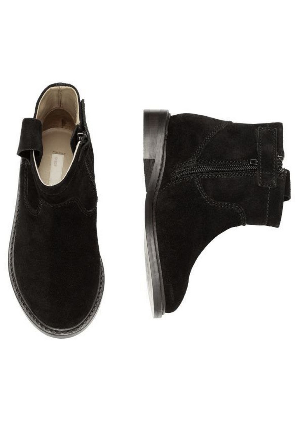 Черные демисезонные ботинки H&M