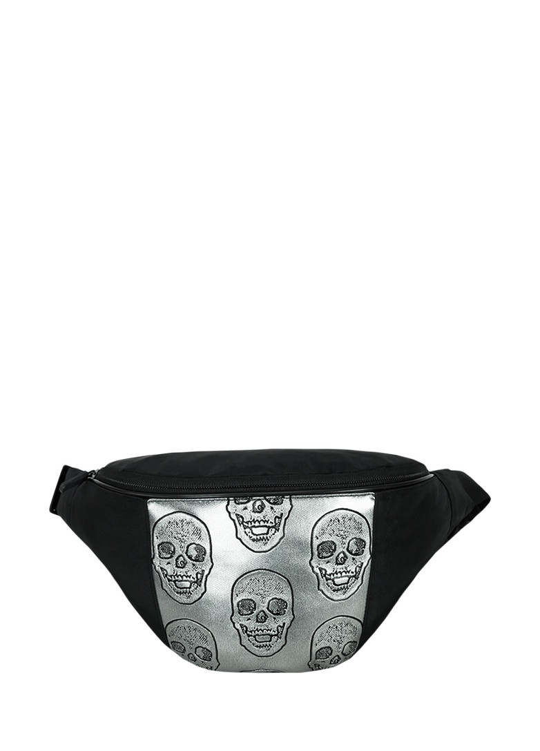 Сумка - Бананка на пояс Skulls Чорна P8904EX011 Exodus (257033489)