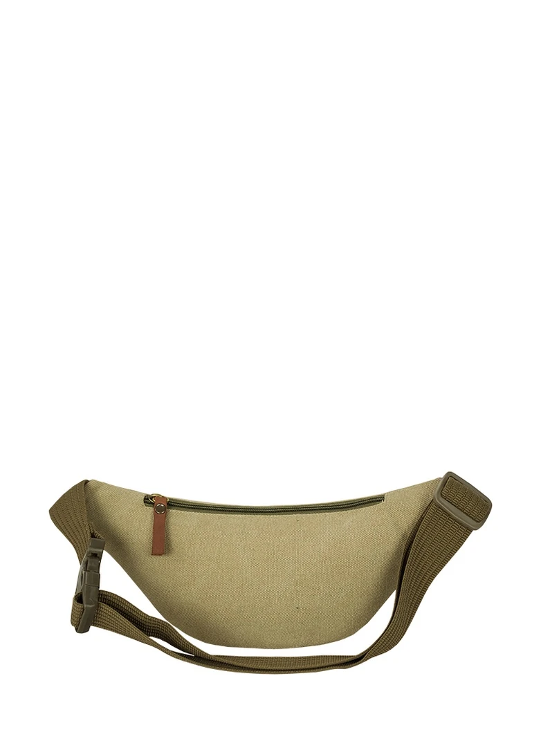 Сумка - Бананка на пояс Leather Canvas Бежевый P2110EX064 Exodus (257033454)