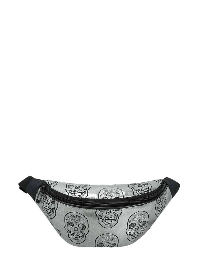 Сумка - Бананка на пояс Skulls Срібна P2114EX991 Exodus (257033487)