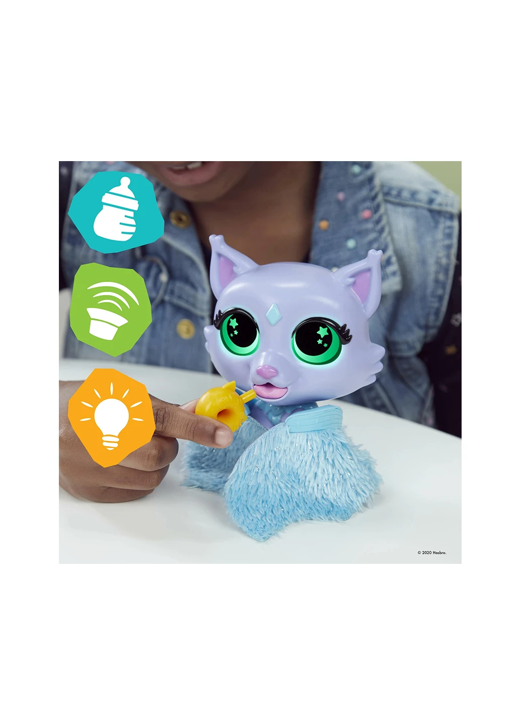 Игрушка мягкая, интерактивная "Фантазийное кормление", серия "FRF", FLITTER THE KITTEN F1827 FurReal Friends (257038318)