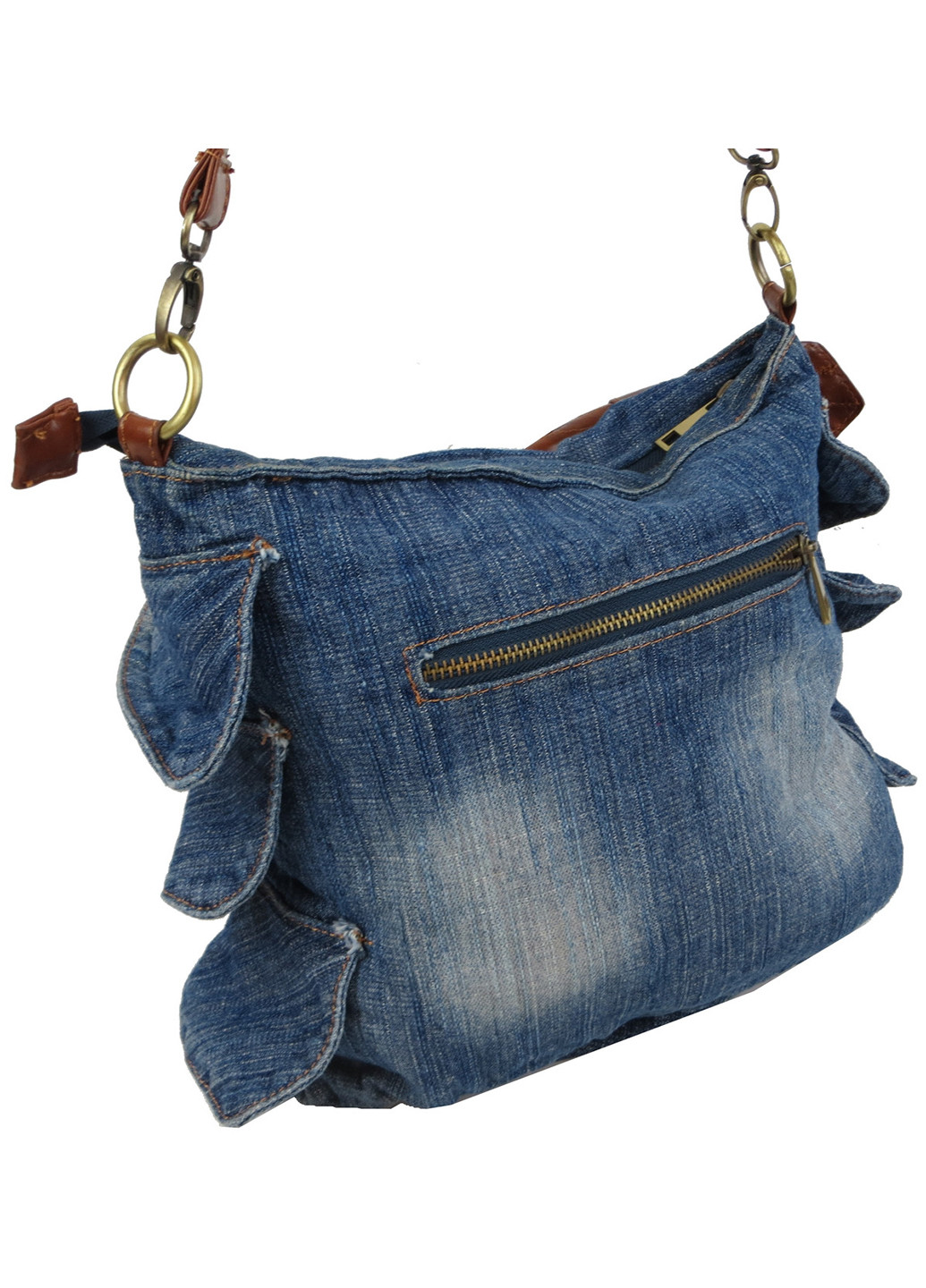 Женская джинсовая сумка 33х26х10 см FASHION JEANS (257048452)