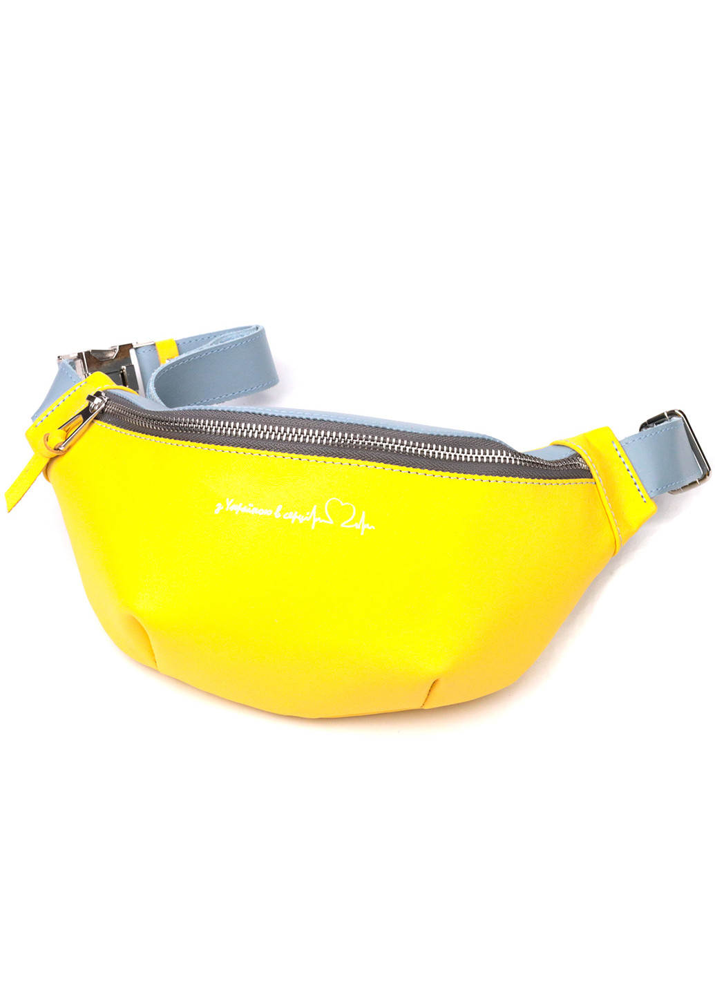 Кожаная сумка-бананка 30х13х7 см Grande Pelle (257045496)