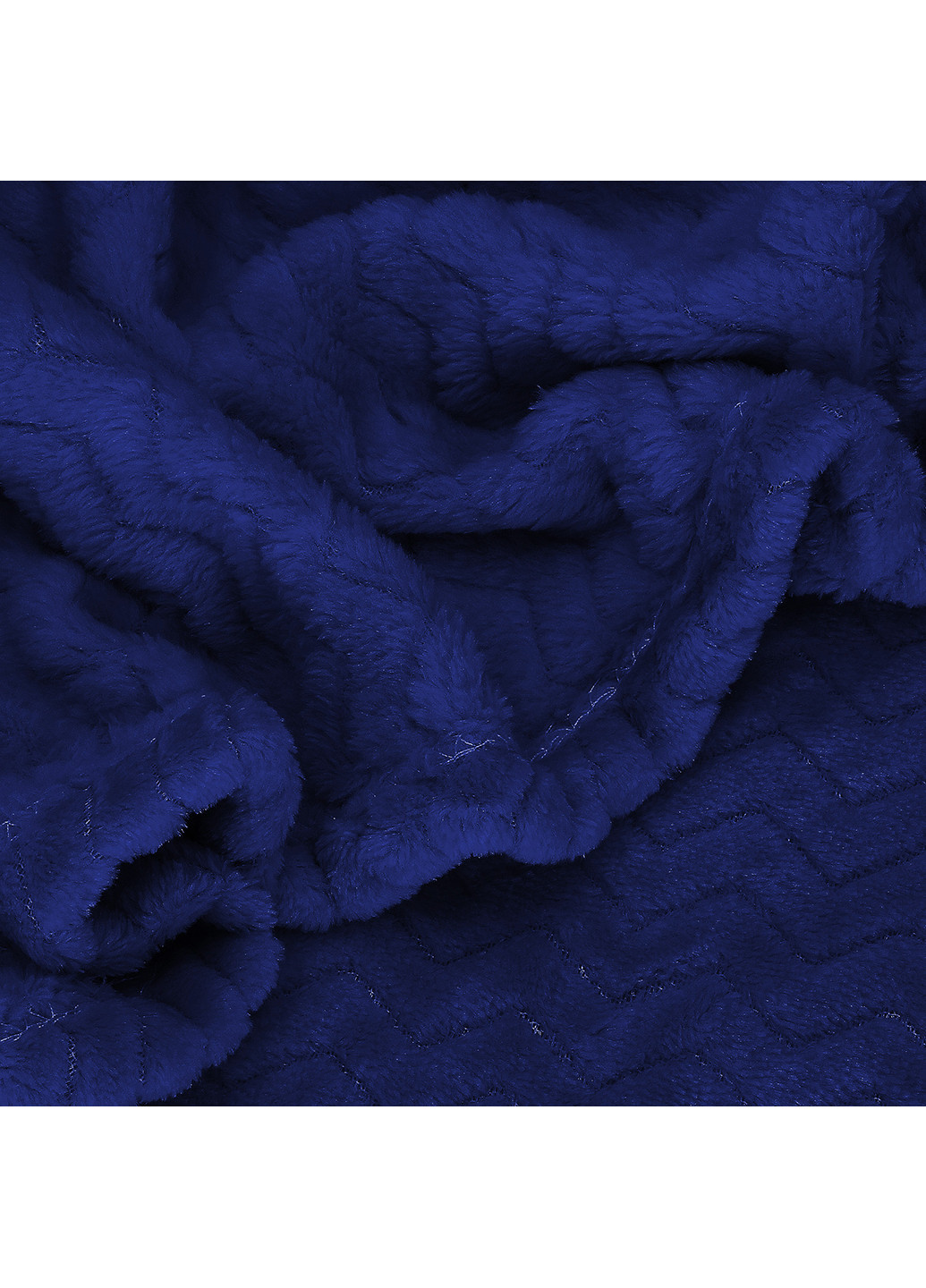 М`який плед 130х180 см Springos темно-синій
