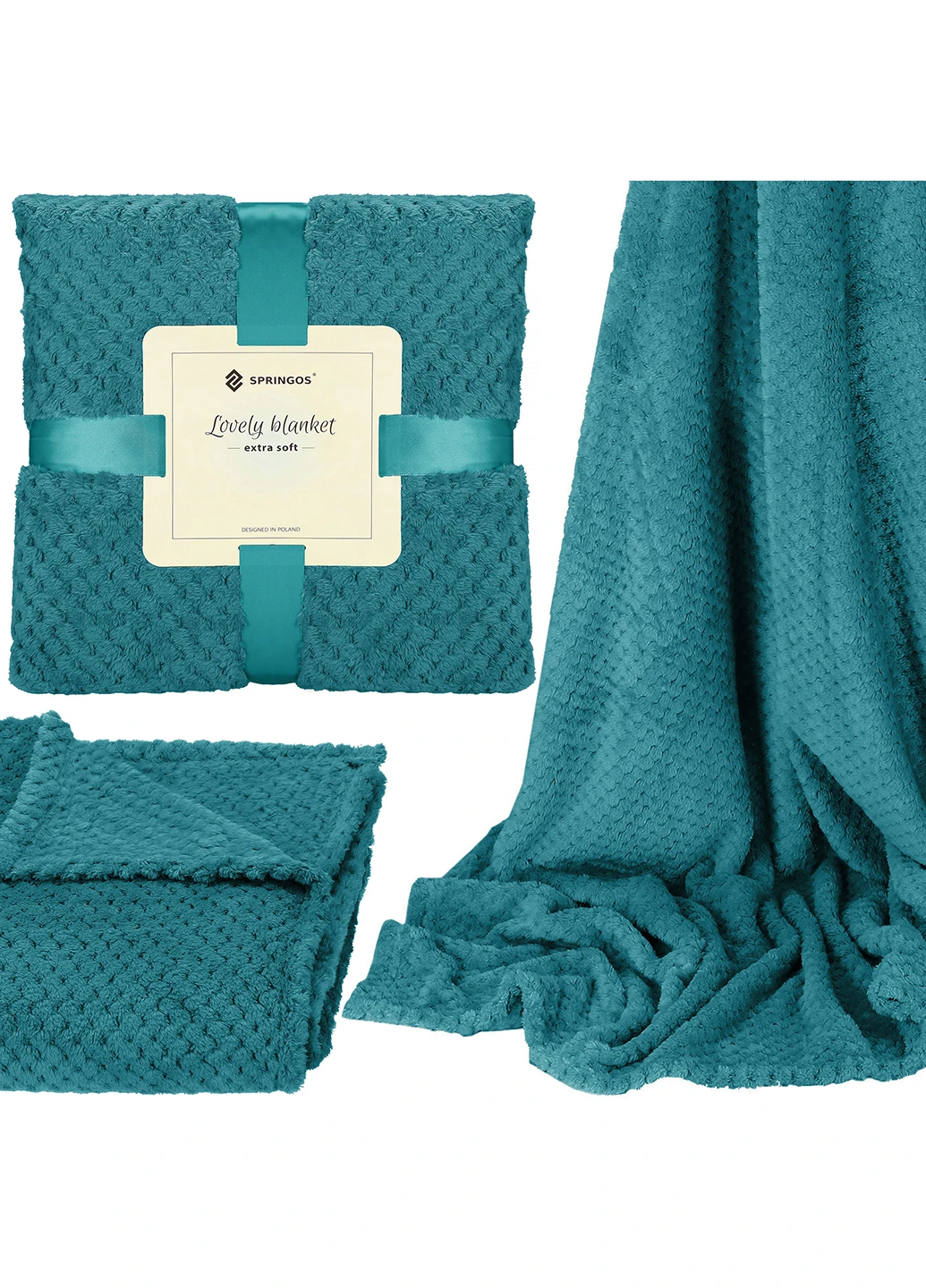 М`який плед 150х200 см Springos (257045544)