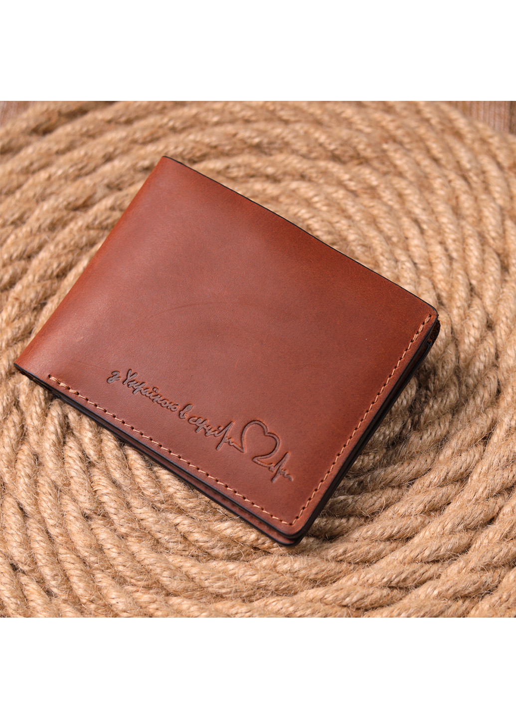 Чоловічий шкіряний гаманець 11,5х9х1 см Grande Pelle (257049523)