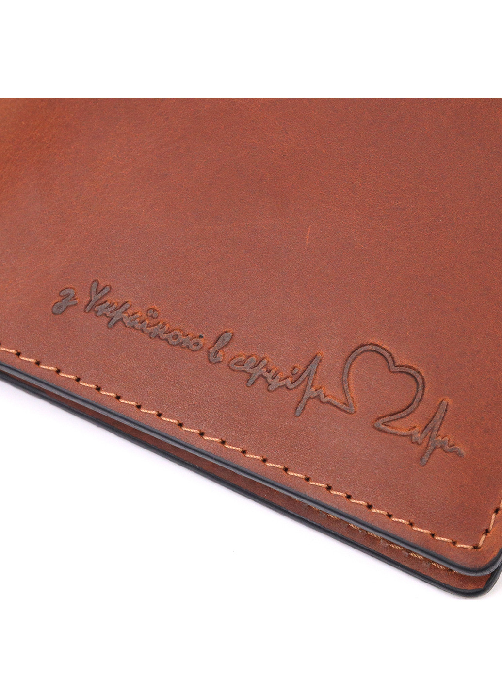 Чоловічий шкіряний гаманець 11,5х9х1 см Grande Pelle (257049523)