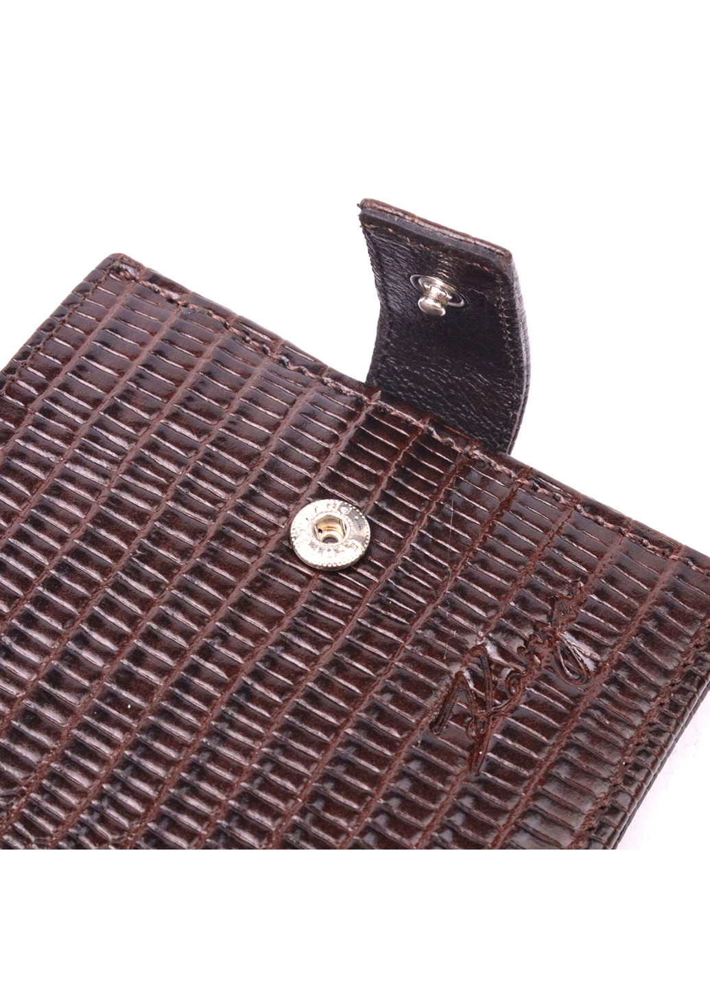 Мужской кожаный кошелек 11х9х2 см Karya (257047711)