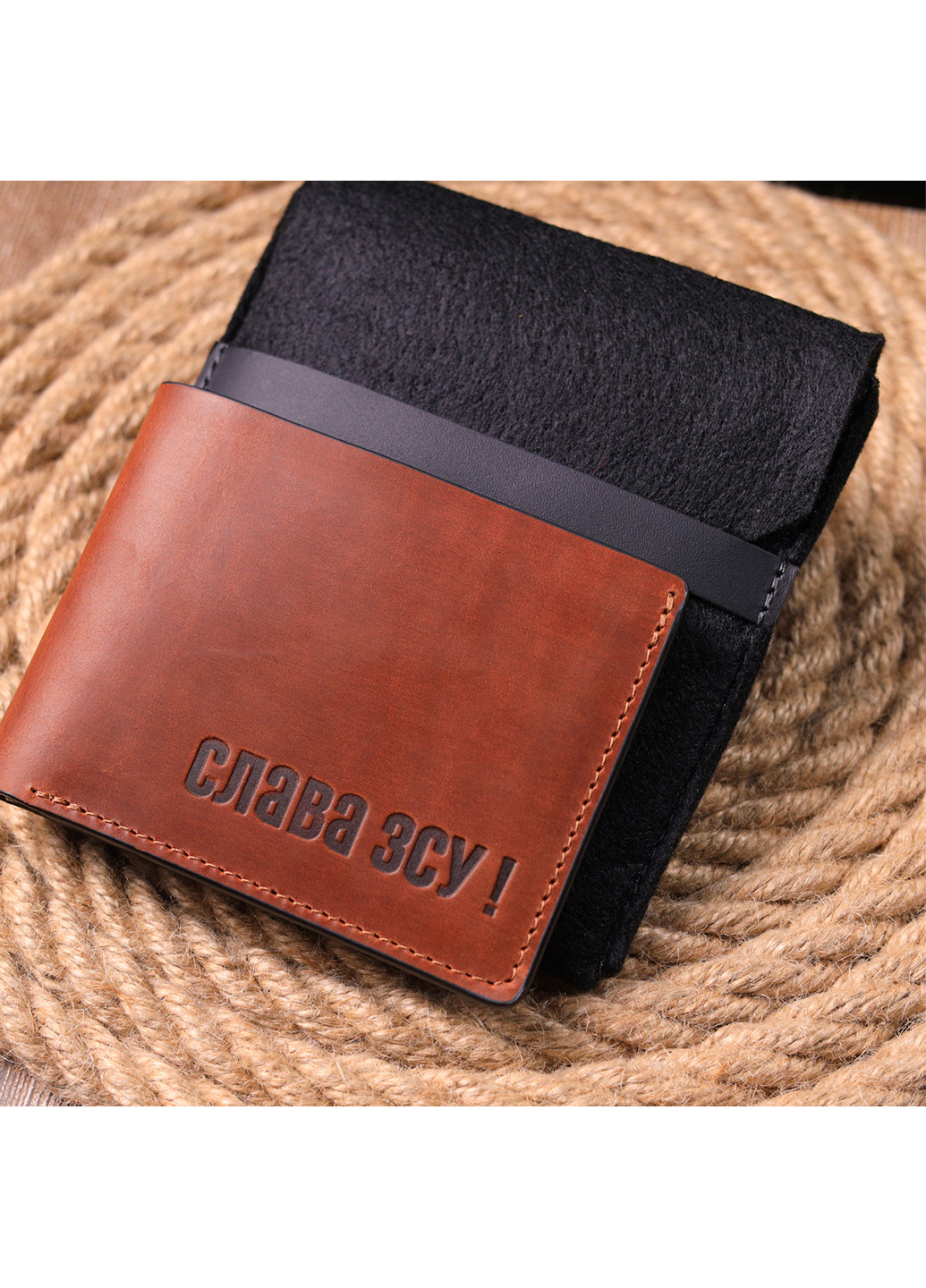 Чоловічий шкіряний гаманець 11,5х9х1 см Grande Pelle (257049525)