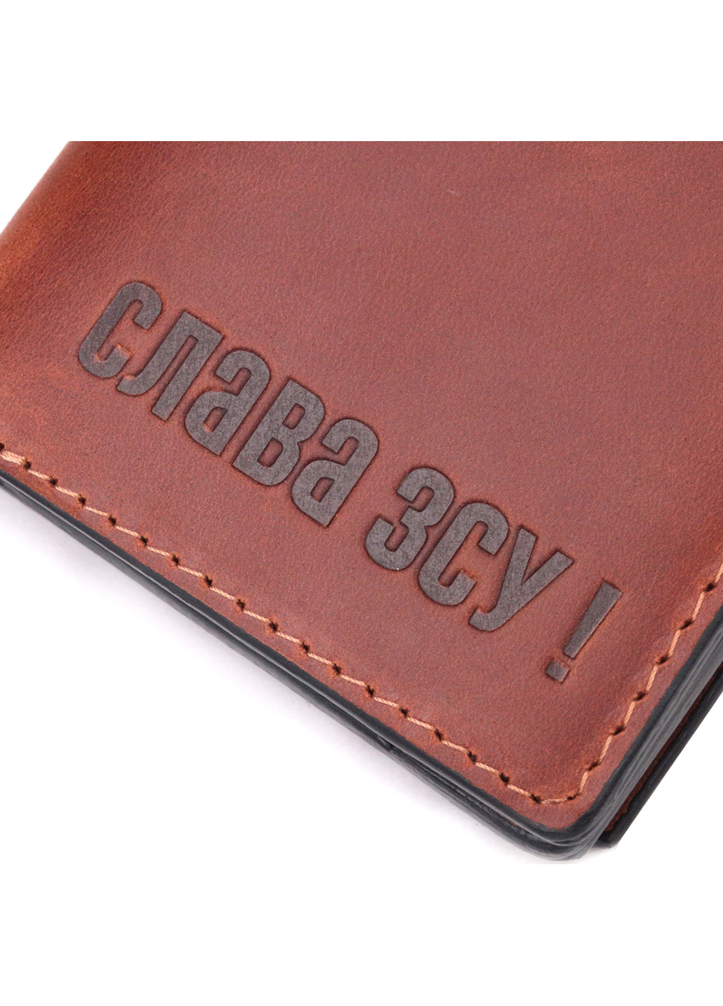 Мужской кожаный кошелек 9,5х10х1,5 см Grande Pelle (257046505)