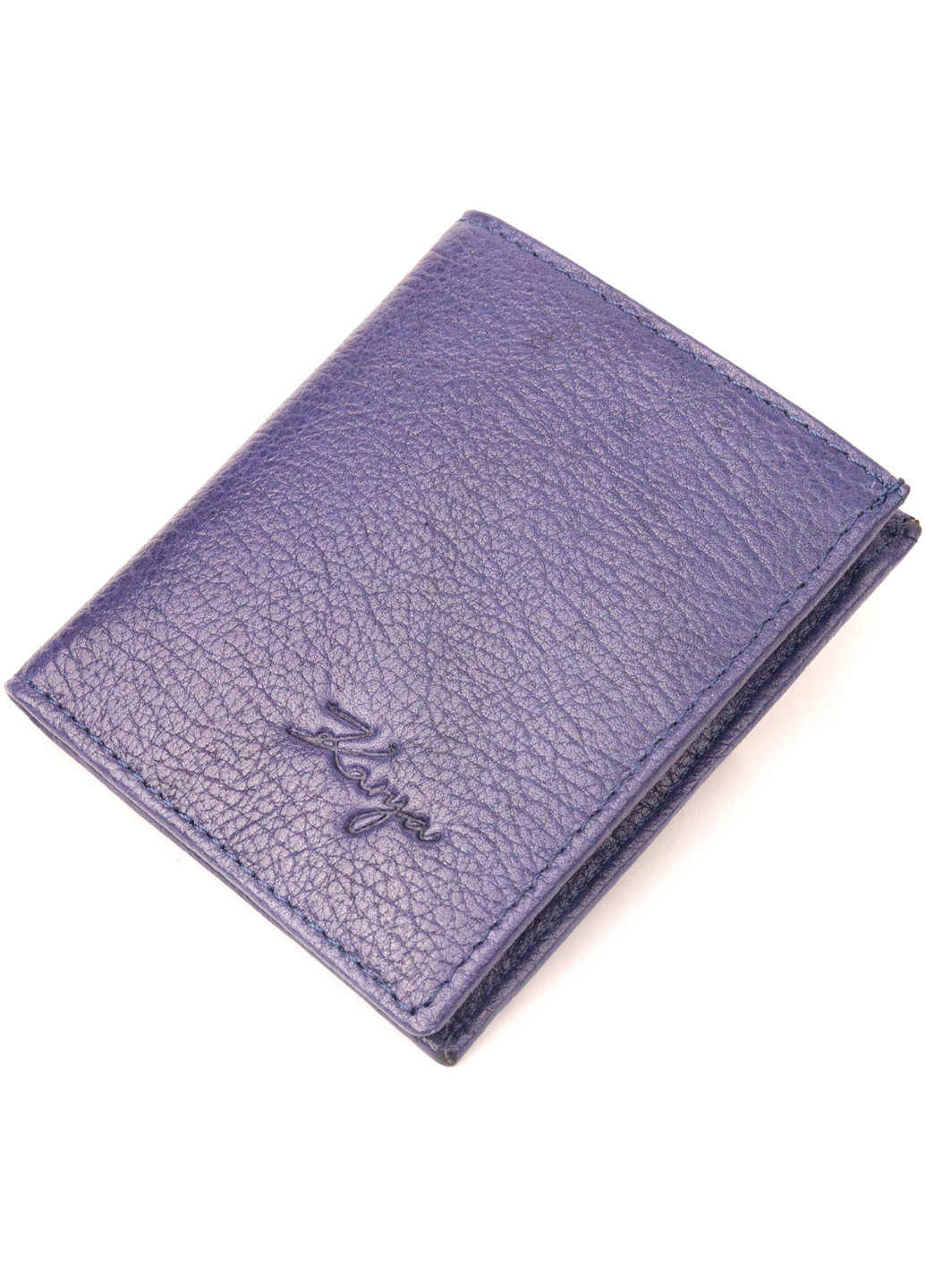 Мужской кожаный кошелек 8,5х10х1 см Karya (257048733)