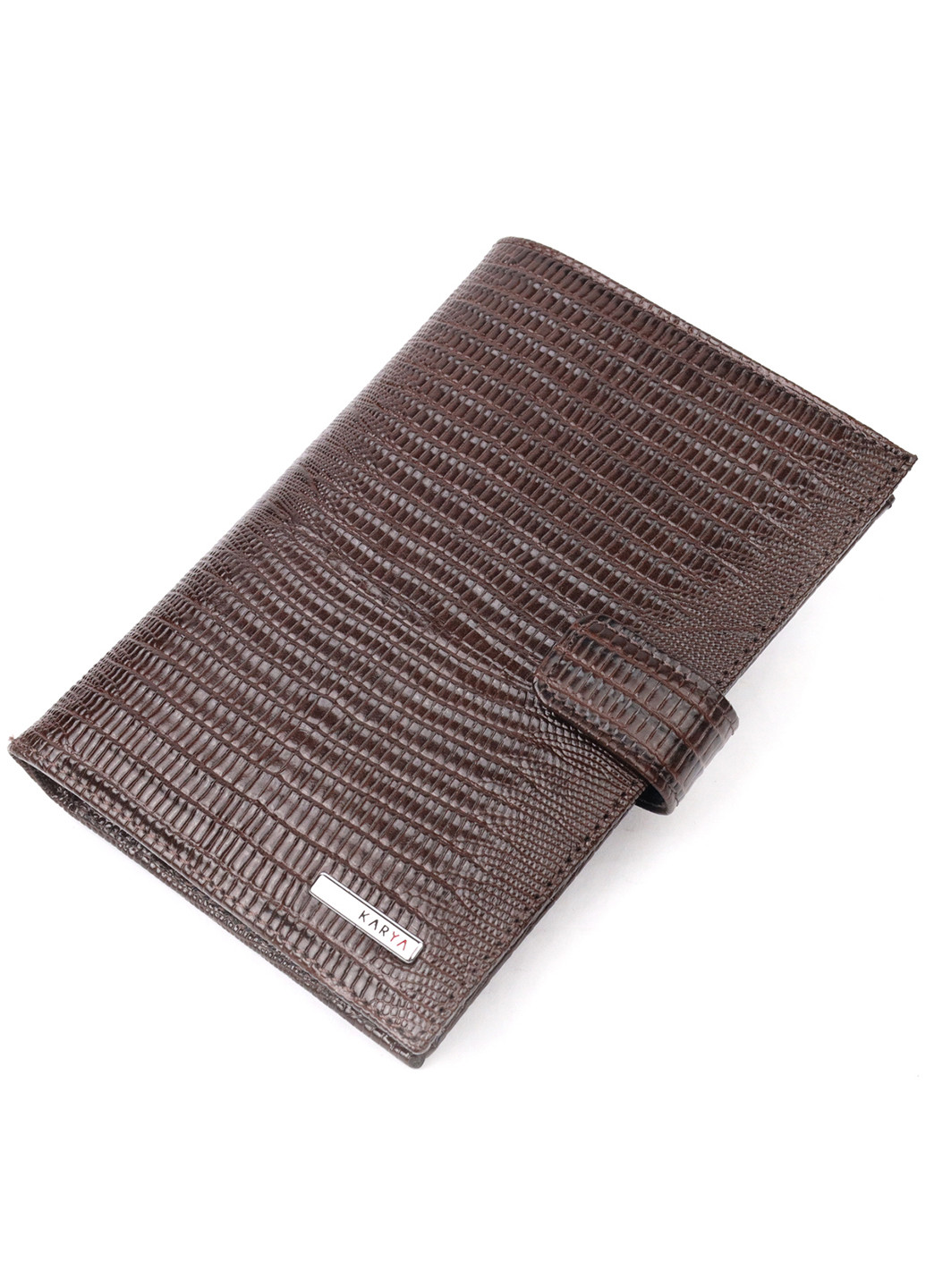 Мужское кожаное портмоне 10,5х15,5х2 см Karya (257045538)