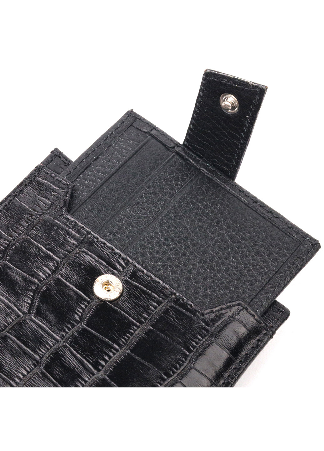 Чоловічий шкіряний гаманець 12,5х10х1 см Karya (257048530)