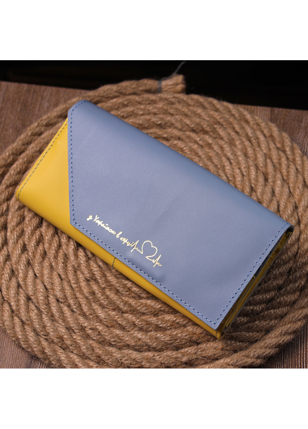 Женский кожаный кошелек 20х10х3 см Grande Pelle (257050512)