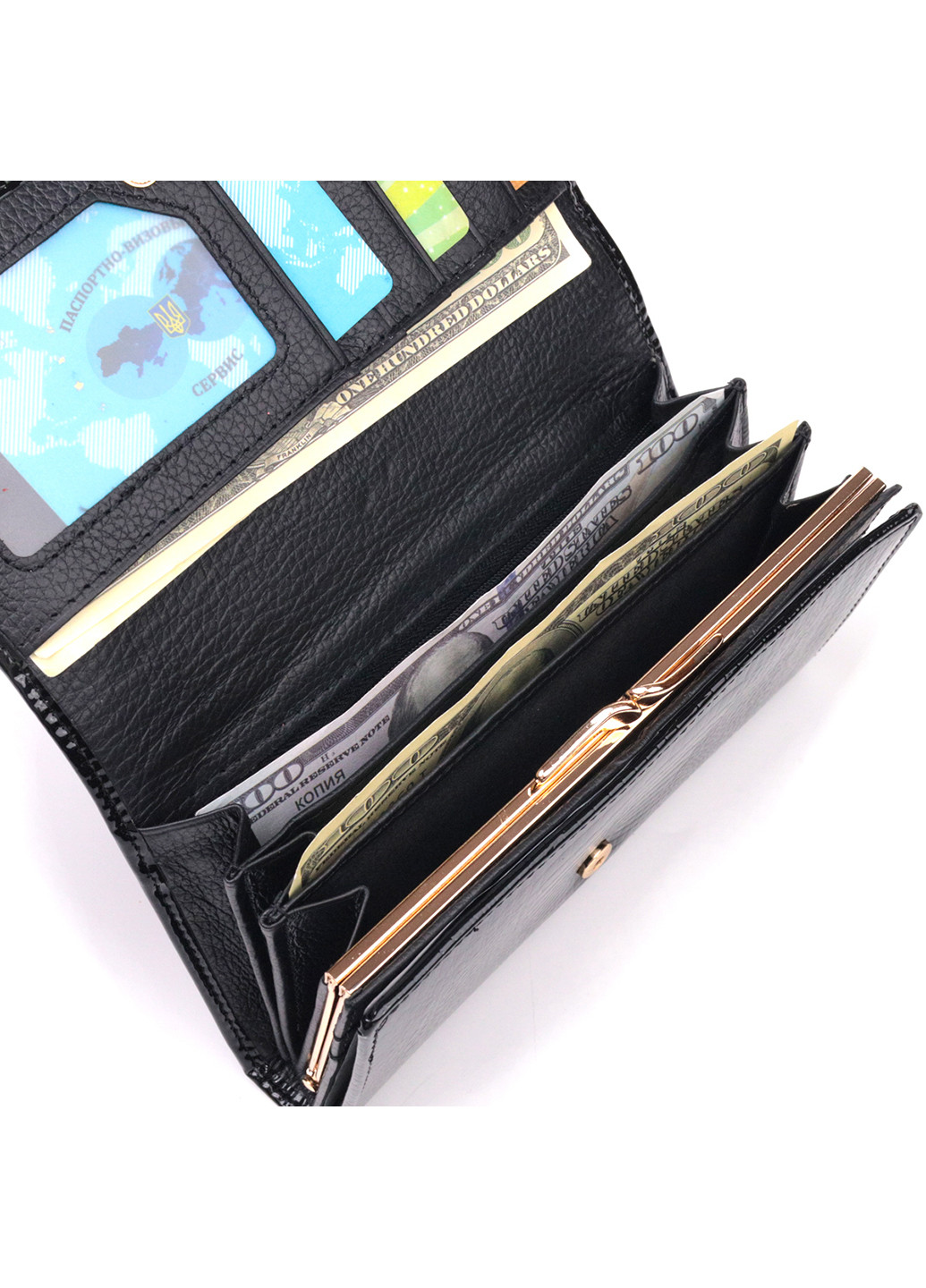 Жіночий шкіряний гаманець 17х10х3 см st leather (257046572)