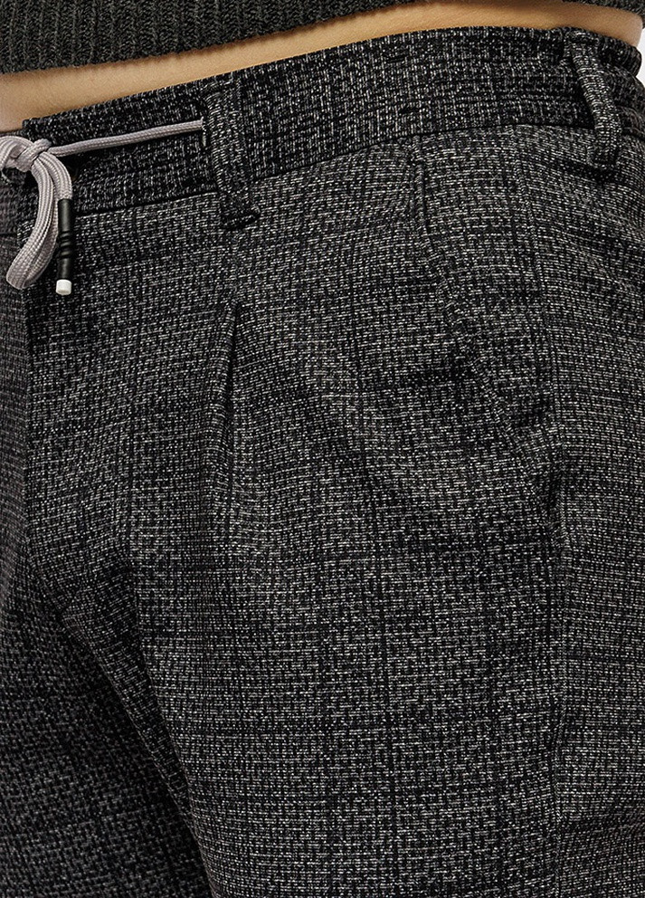 Темно-серые повседневный зимние брюки No Brand
