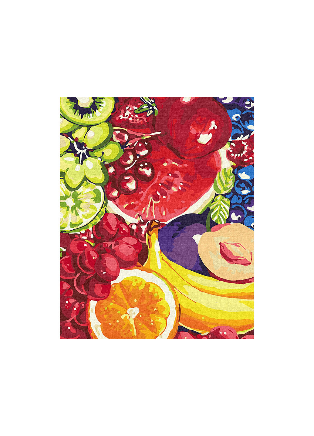 Набор для росписи по номерам "Цветы Сладкие фрукты" КНО2937 Идейка (257037936)