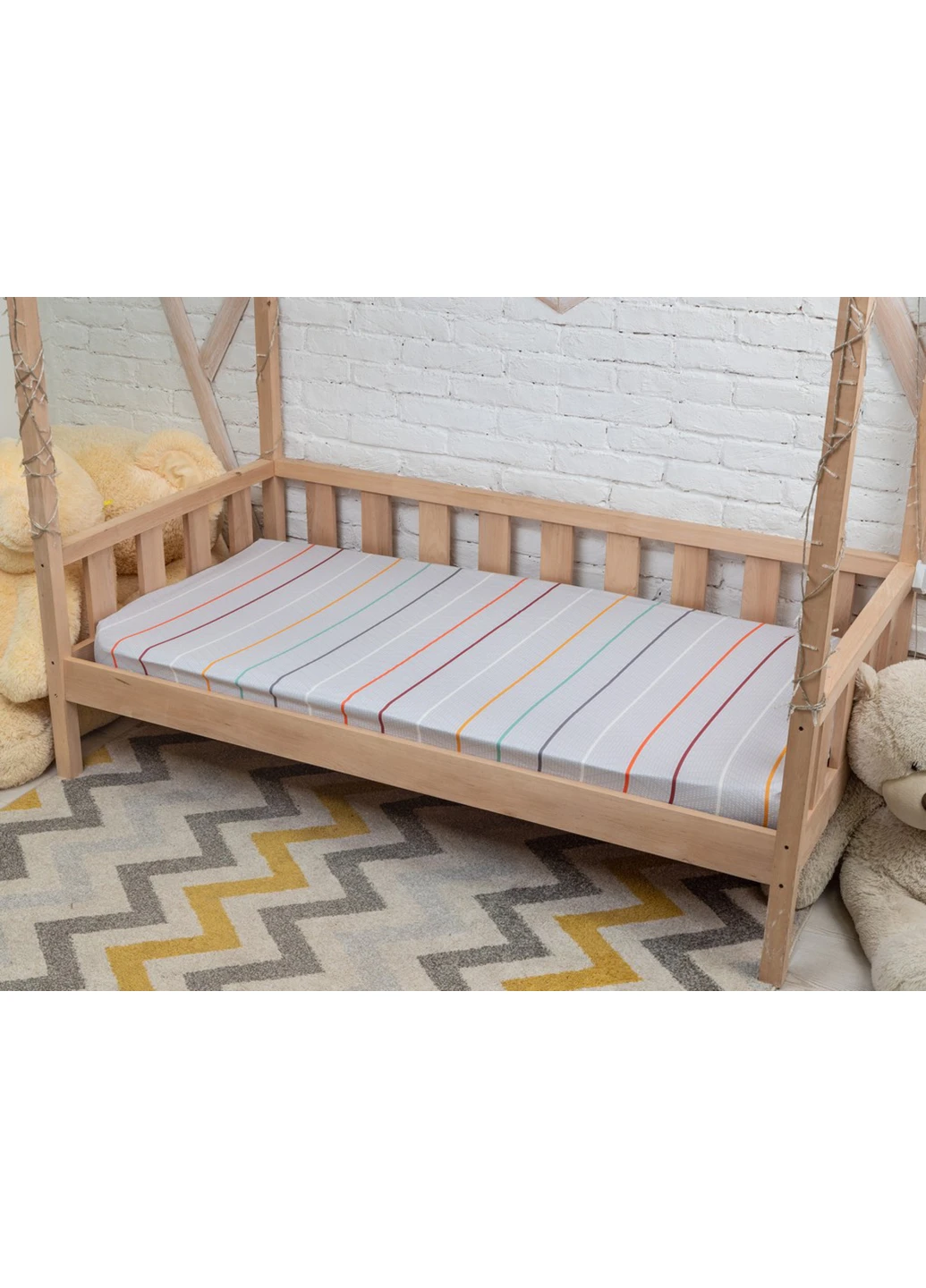 Простынь на резинке 80х190 см CottonTwill (257049619)