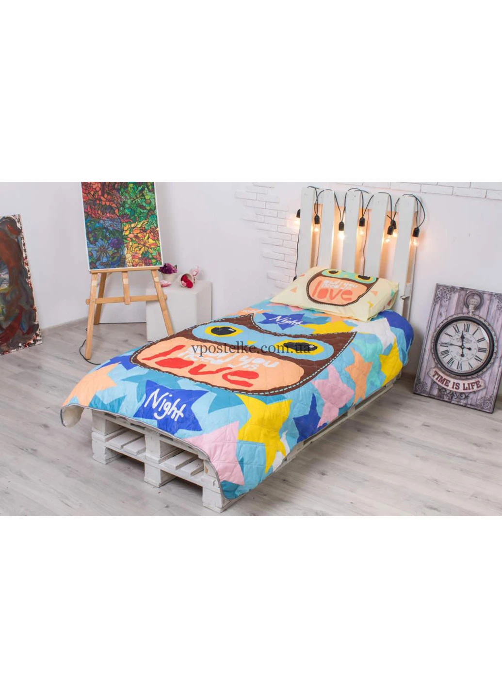 Покрывало на детскую кровать 145х205 см CottonTwill (257050645)