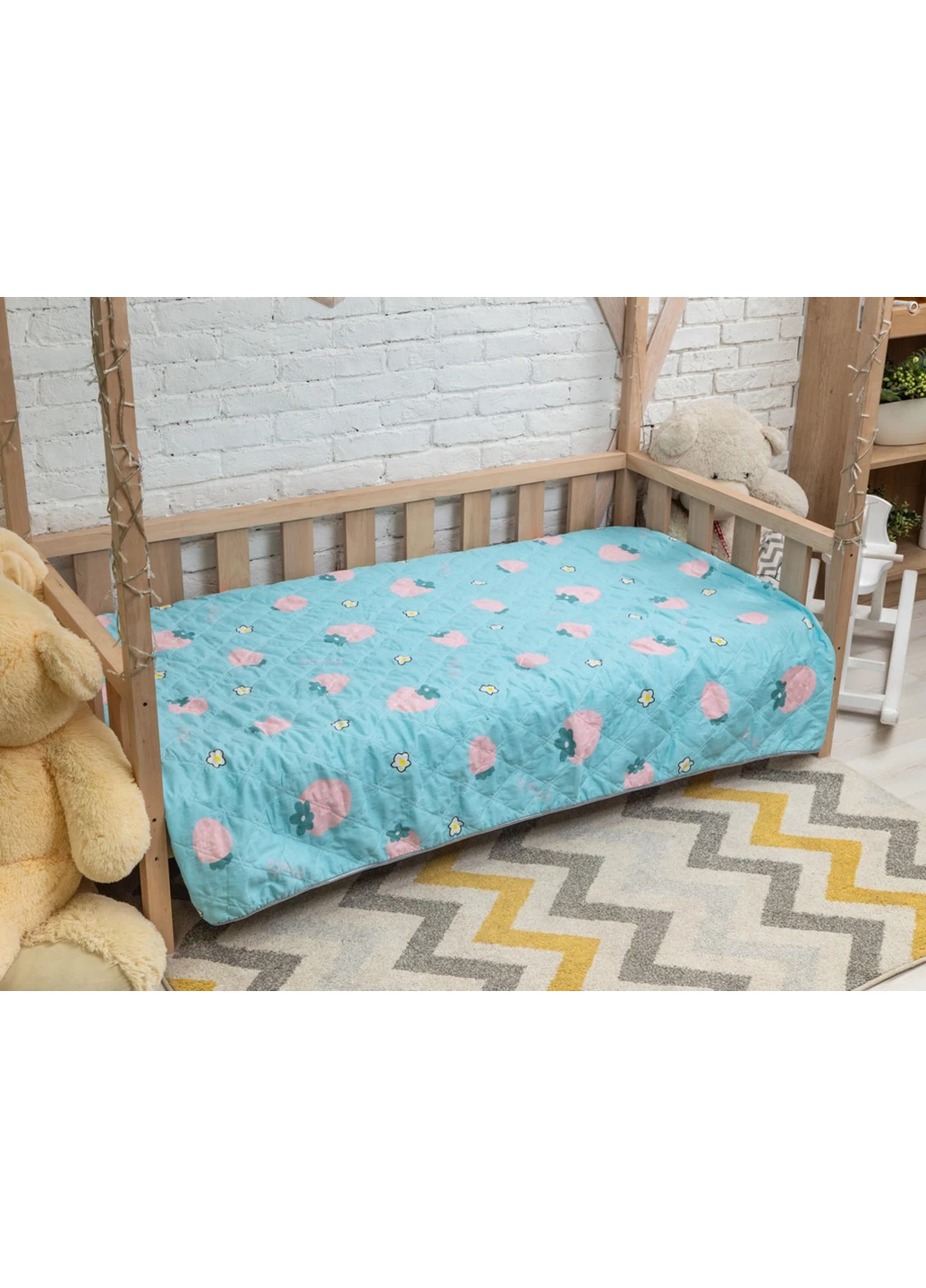 Покривало на дитяче ліжко 90х190 см CottonTwill (257049653)