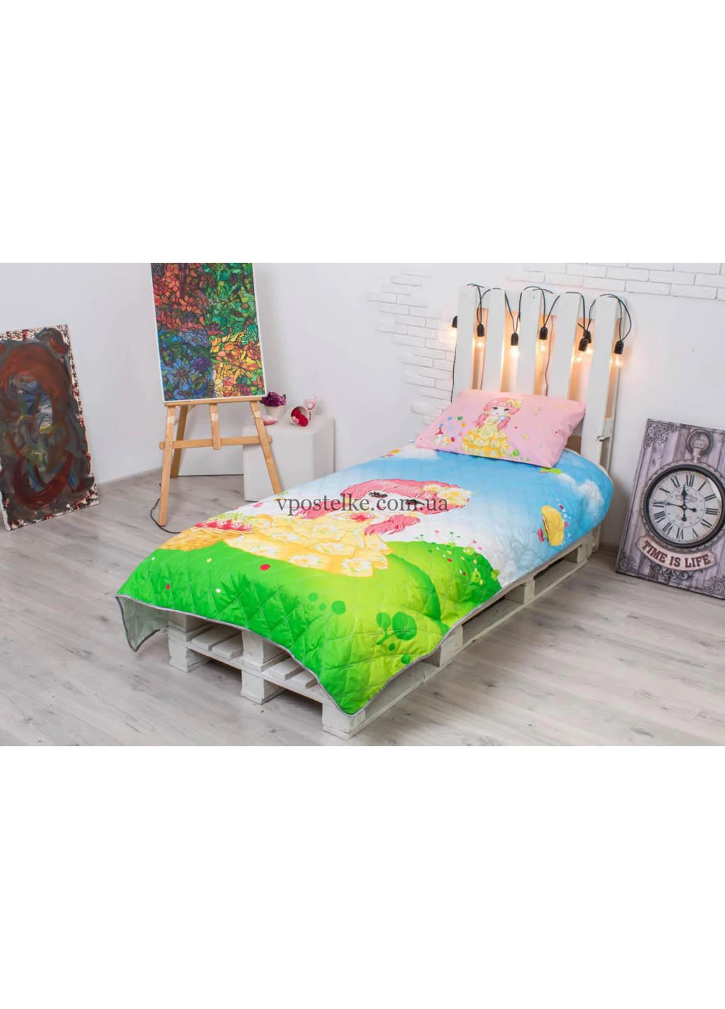 Покривало на дитяче ліжко 145х205 см CottonTwill (257046601)