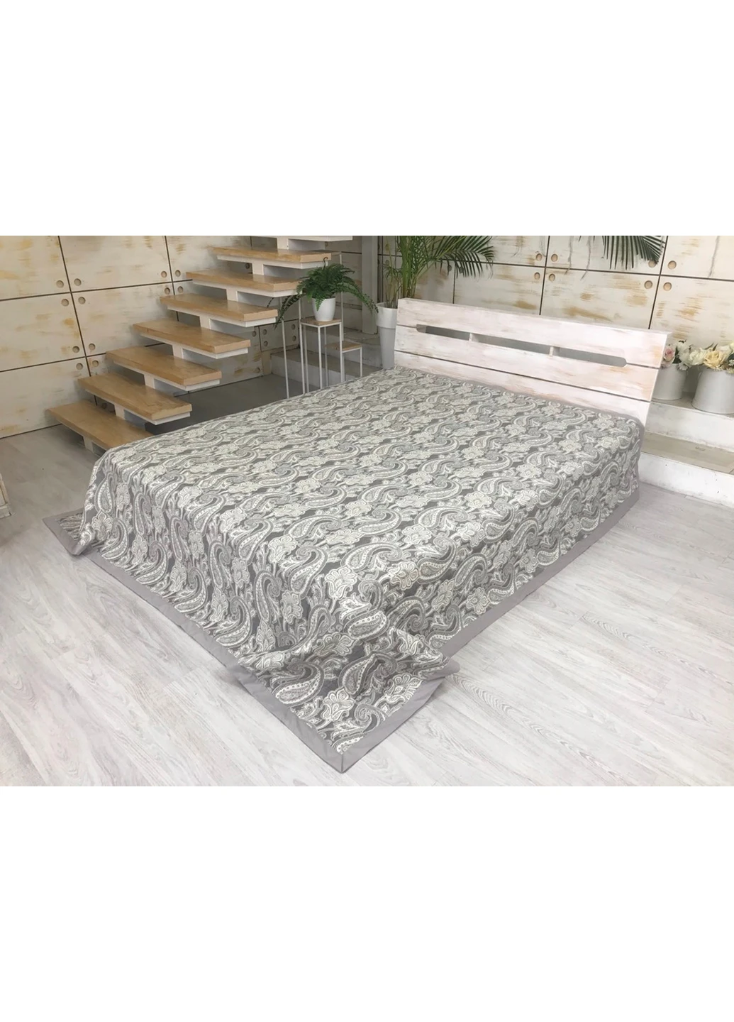Покривало на ліжко 220х235 см CottonTwill (257049600)