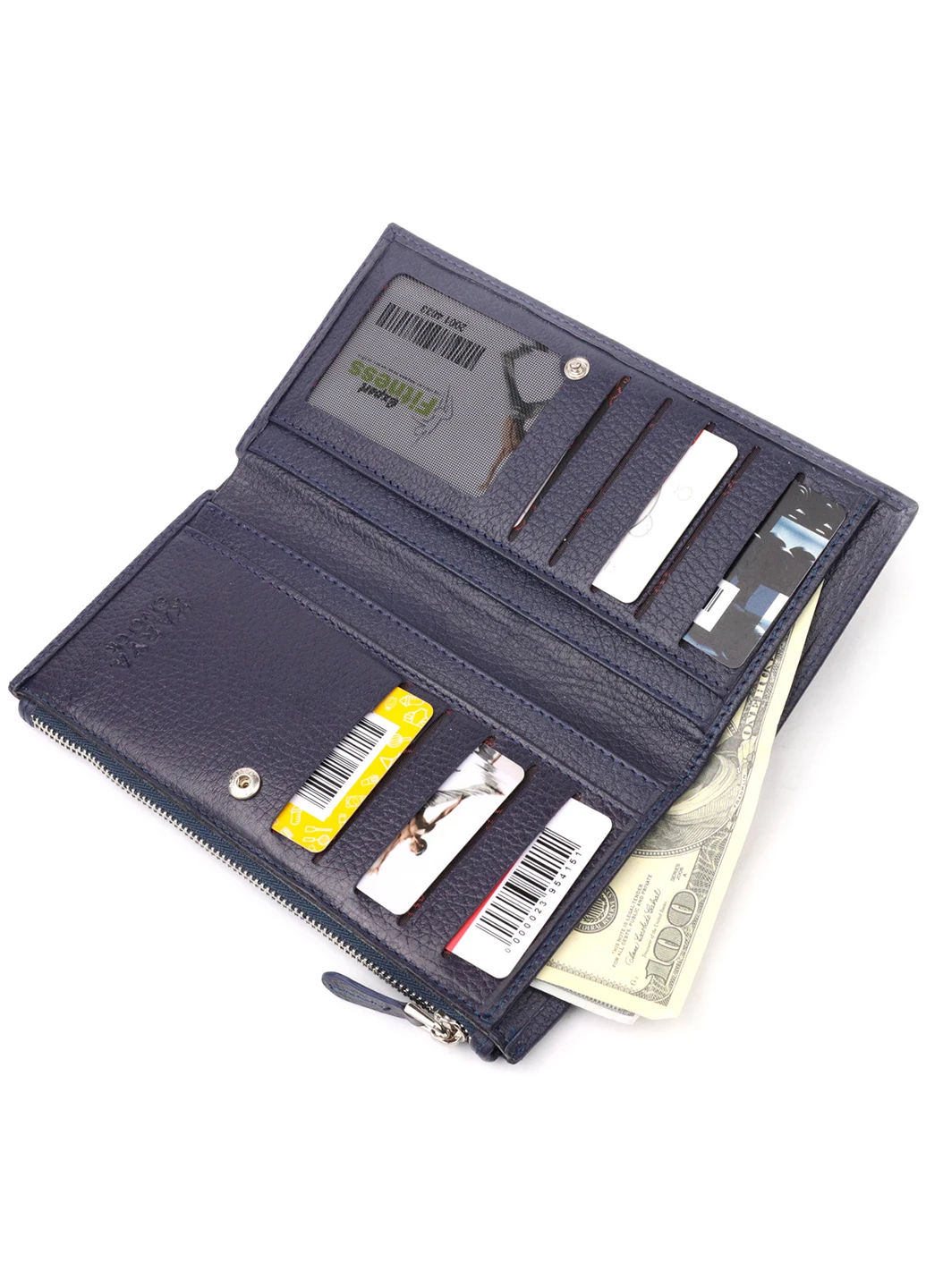 Кожаный кошелек 17,5х9,5х1 см Karya (257066247)