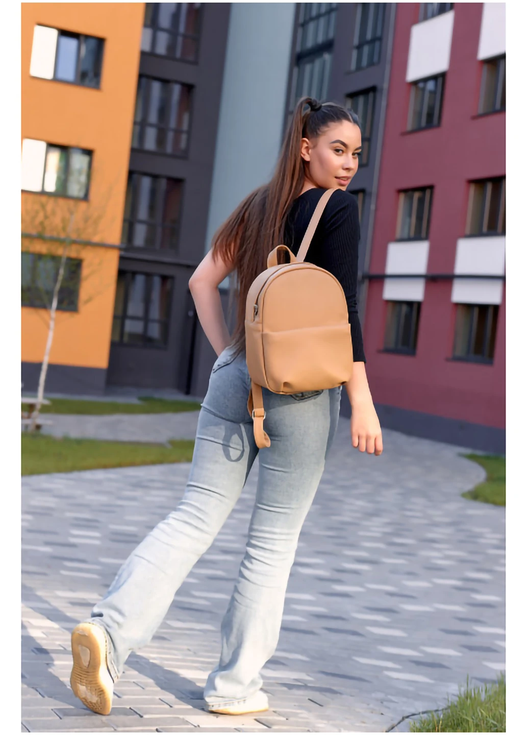 Женский рюкзак 23х20х10 см Sambag (257065137)