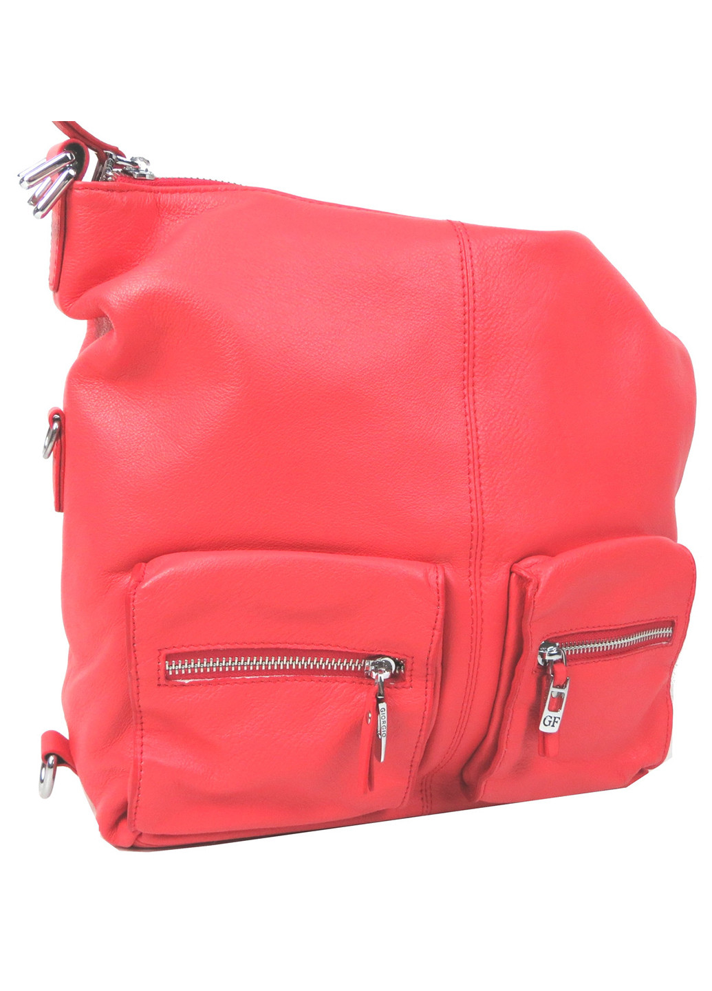 Женская кожаная сумка - рюкзак траснформер 34х31х12,5 см Giorgio Ferretti (257064073)