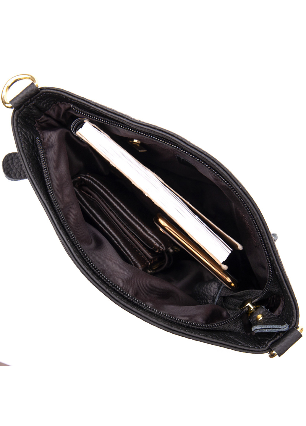 Жіноча шкіряна сумка 24,5х21,5х9,5 см Vintage (257062828)