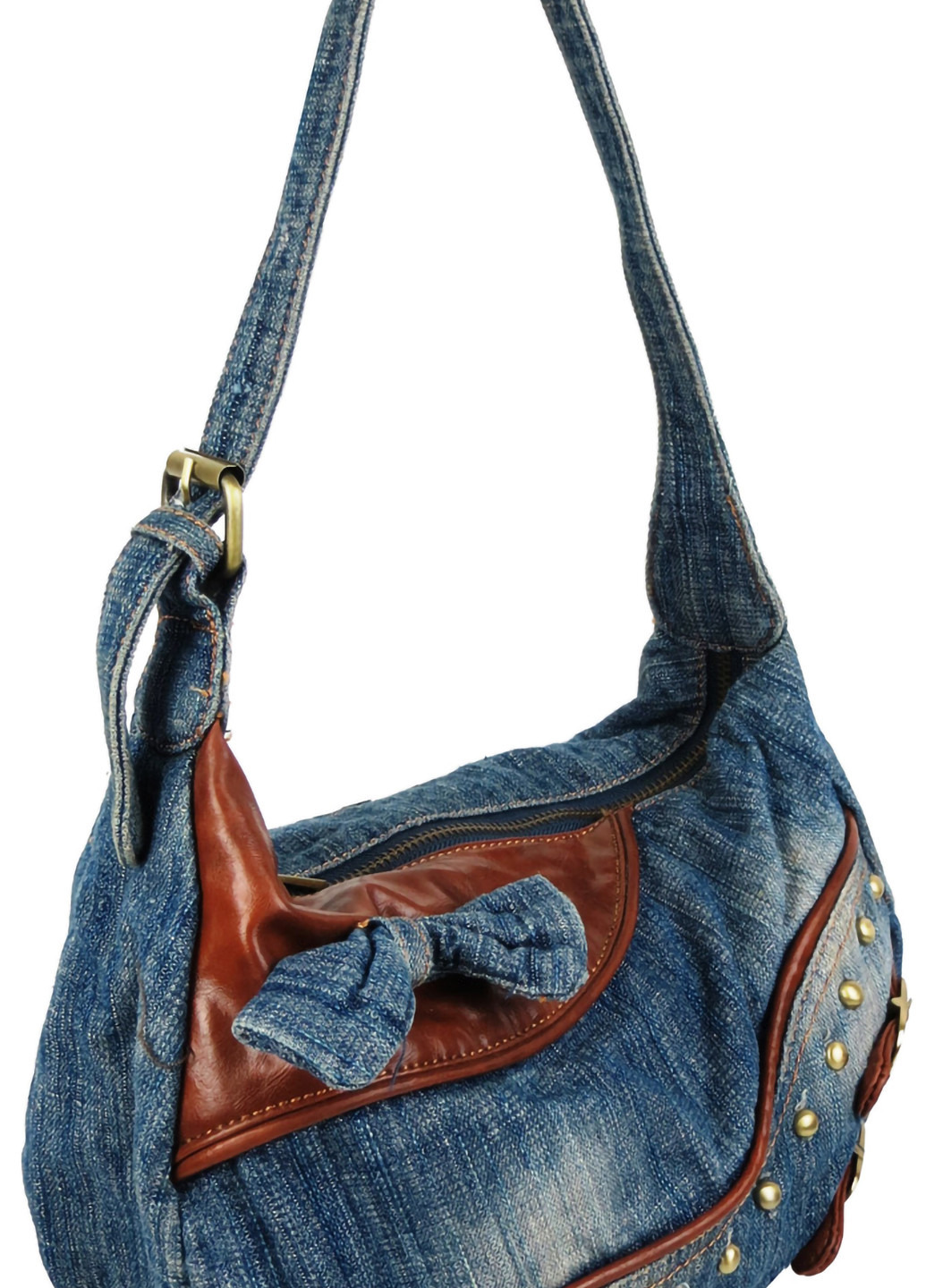 Жіноча сумка джинсова невеликого розміру 28х18х12 см FASHION JEANS (257062833)