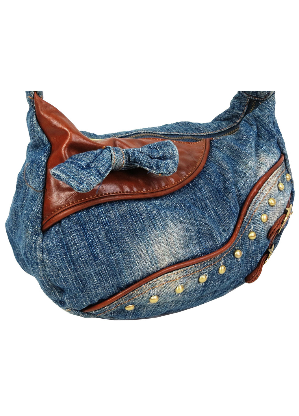 Жіноча сумка джинсова невеликого розміру 28х18х12 см FASHION JEANS (257062833)