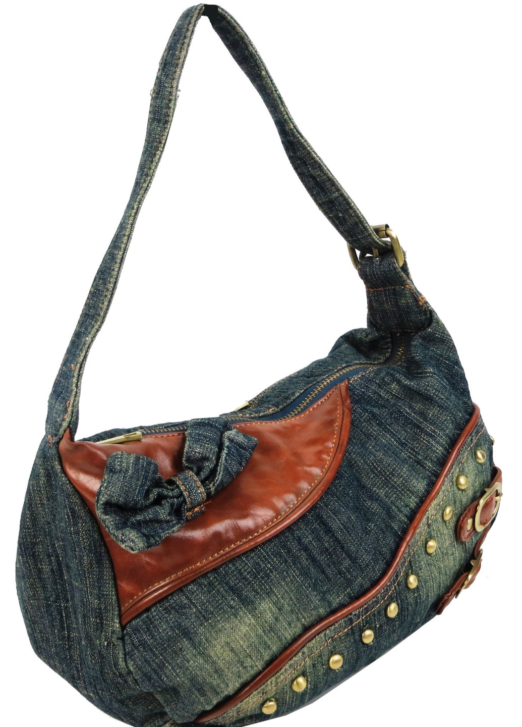 Небольшая женская джинсовая, коттоновая сумочка 28х18х12 см FASHION JEANS (257062830)