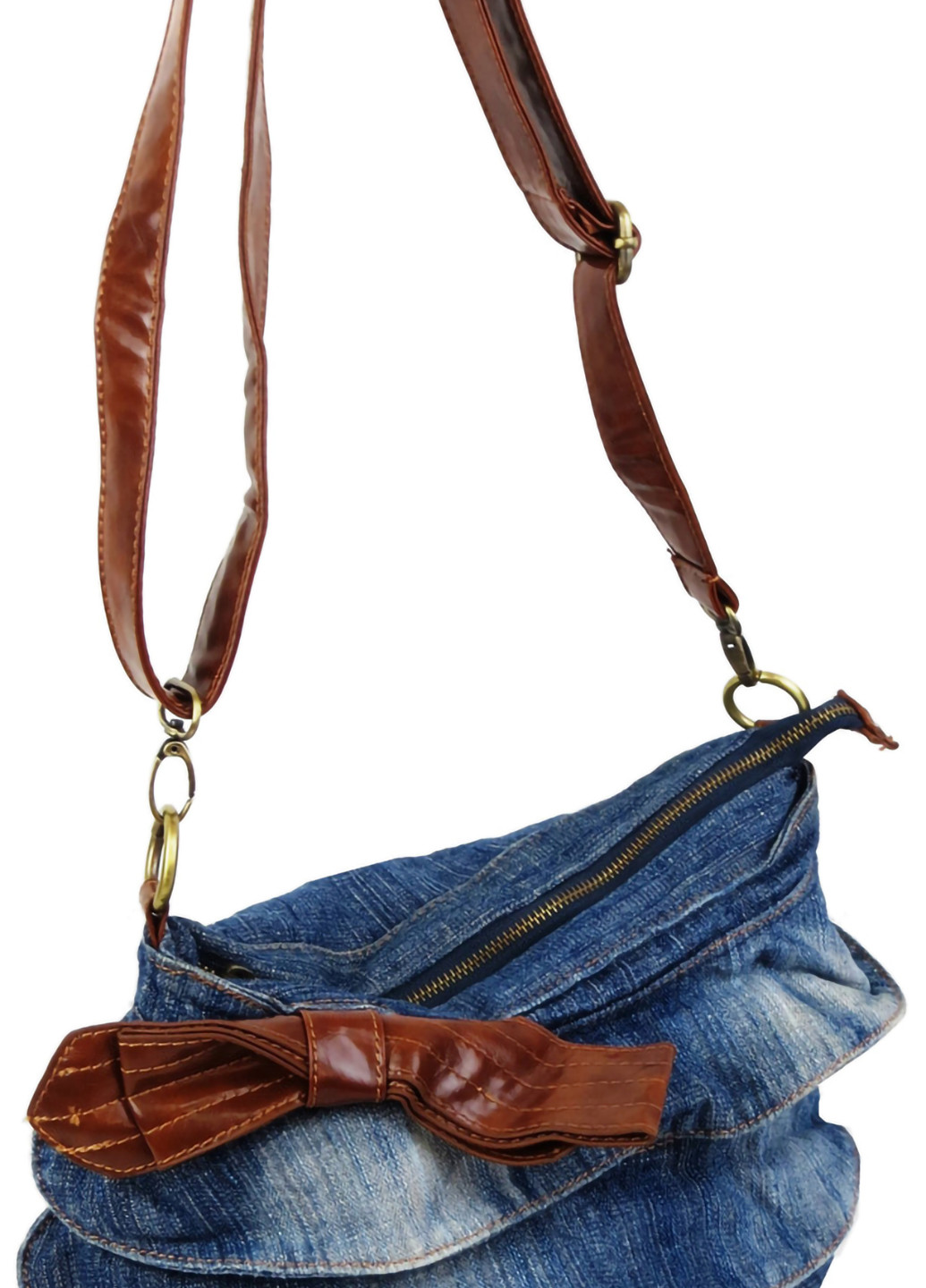 Женская джинсовая сумка 33х26х10 см FASHION JEANS (257064025)