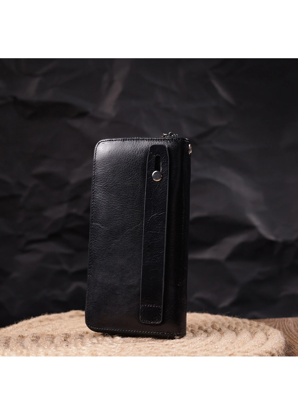 Чоловічий шкіряний гаманець 19х10х2 см st leather (257065381)