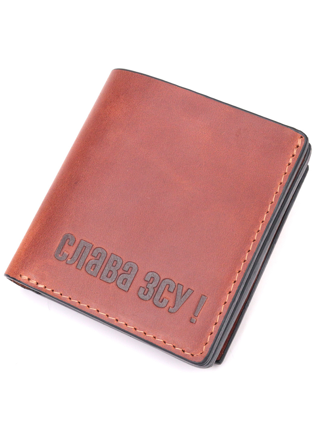 Чоловічий шкіряний гаманець 9,5х10х1,5 см Grande Pelle (257062863)