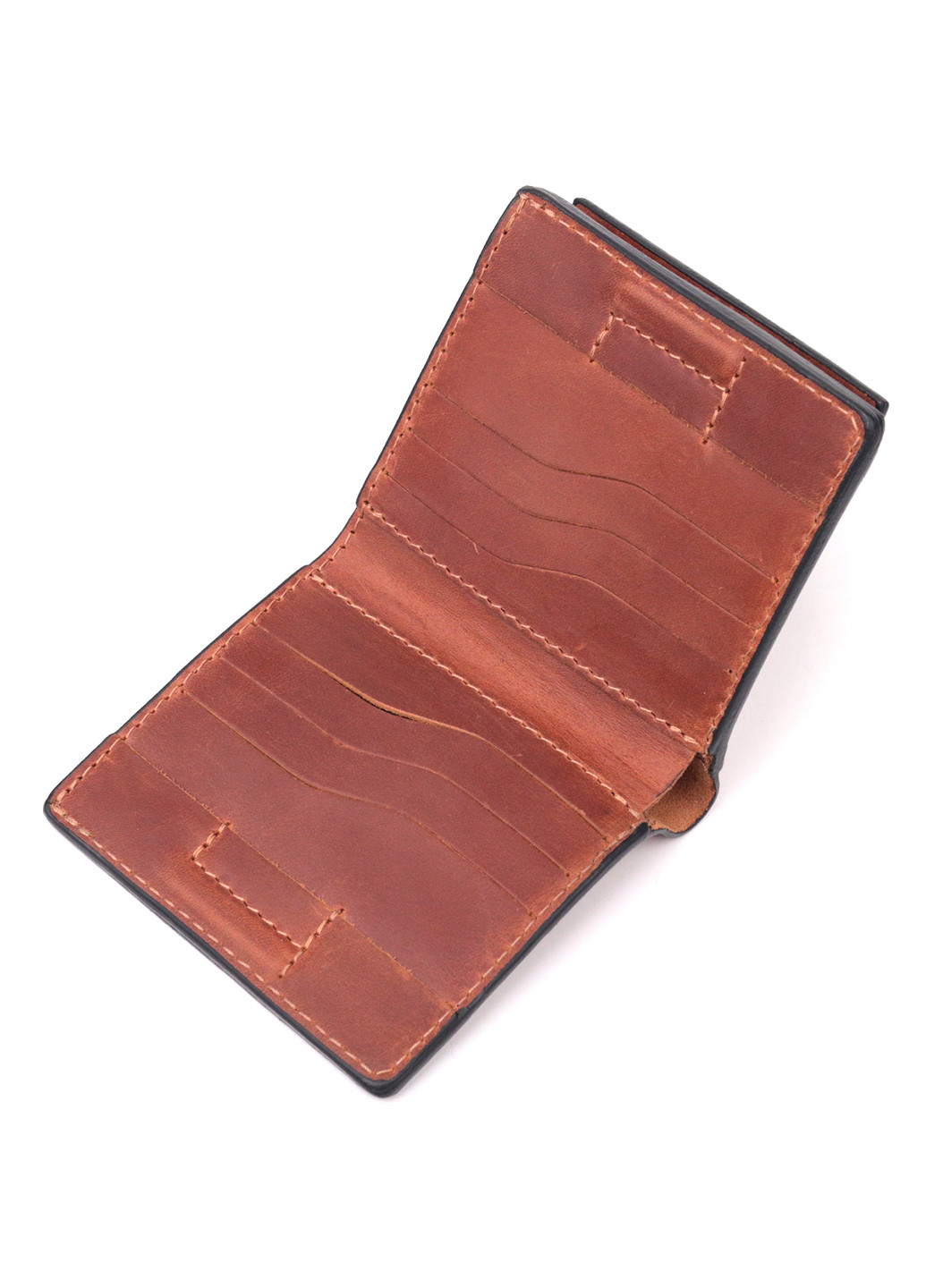 Мужской кожаный кошелек 9,5х10х1,5 см Grande Pelle (257062863)