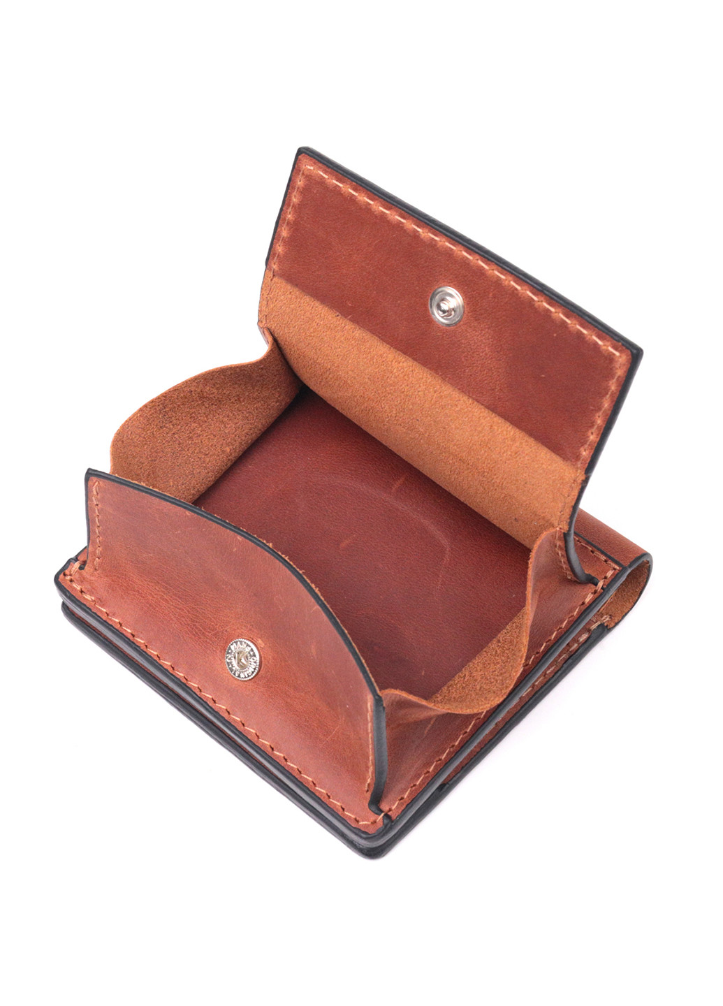 Мужской кожаный кошелек 9,5х10х1,5 см Grande Pelle (257062863)