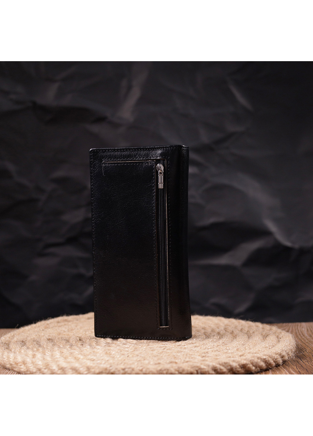 Чоловічий шкіряний гаманець 9х18,5х2 см st leather (257063093)