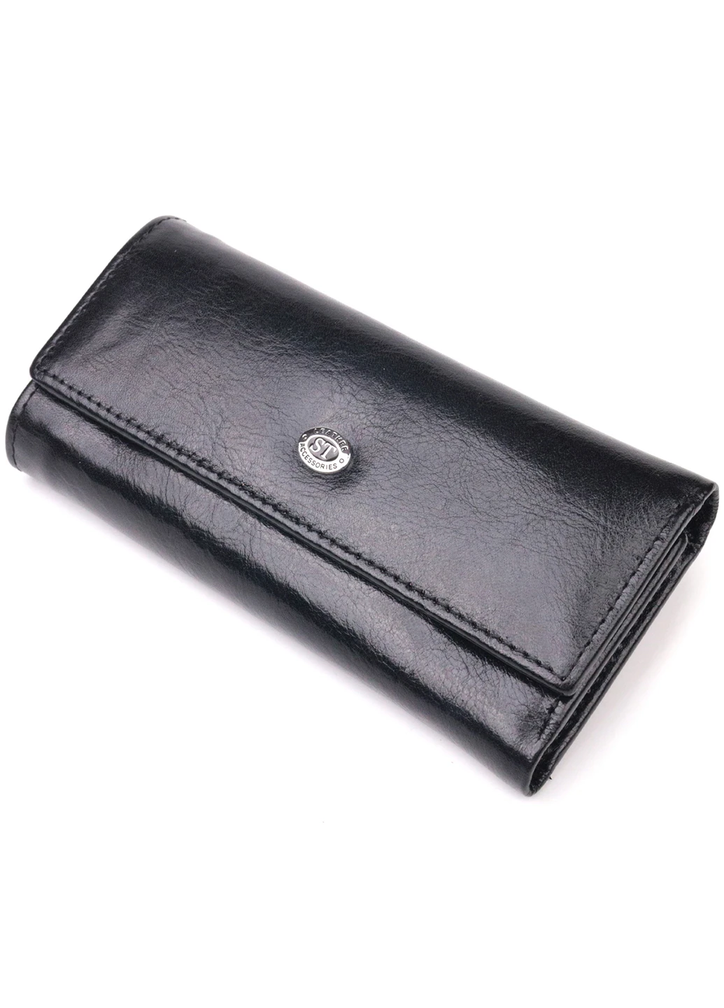 Чоловічий шкіряний гаманець 15х7х2,5 см st leather (257066285)