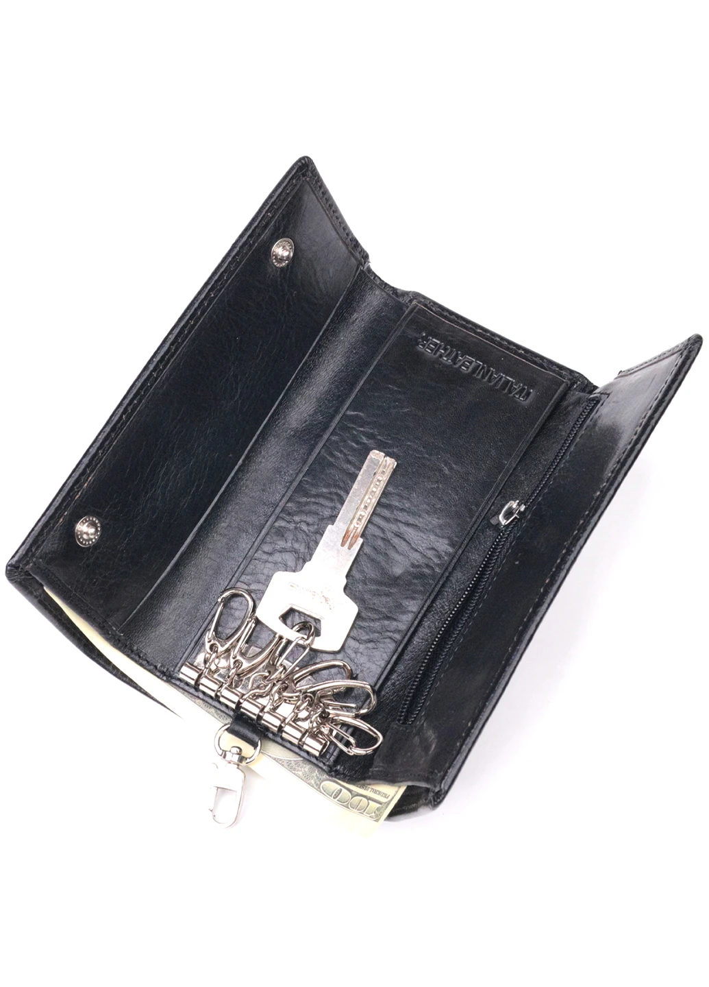 Чоловічий шкіряний гаманець 15х7х2,5 см st leather (257066285)