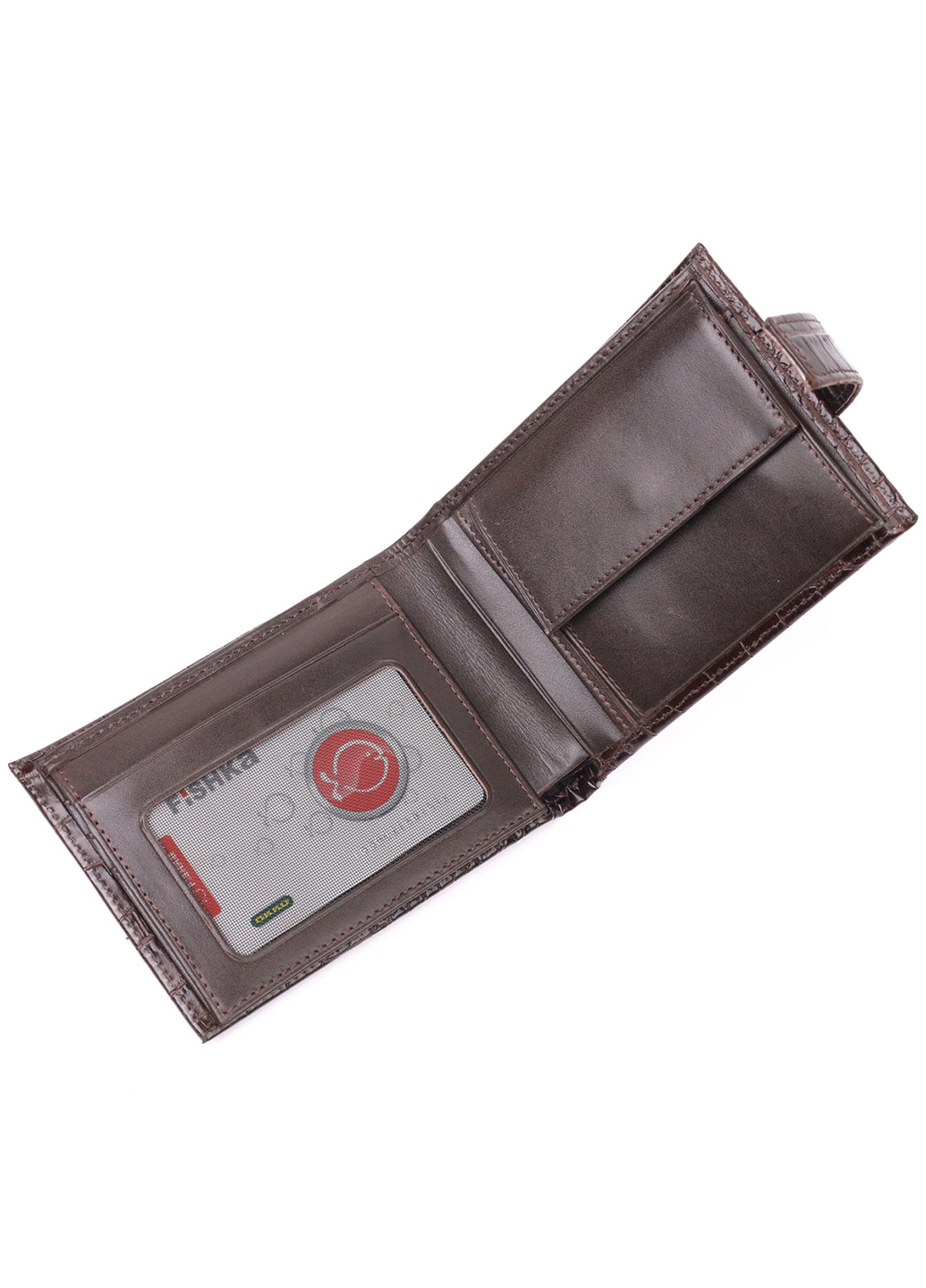 Чоловічий шкіряний гаманець 13х9,2х2 см Karya (257062895)