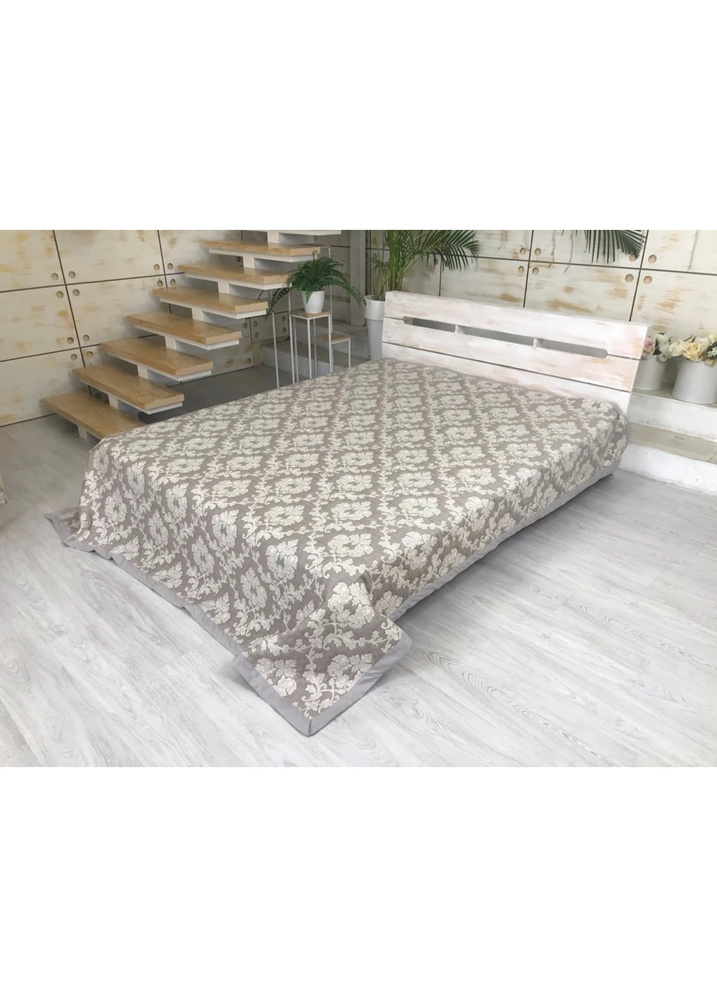 Покрывало на кровать 220х235 см CottonTwill (257065860)