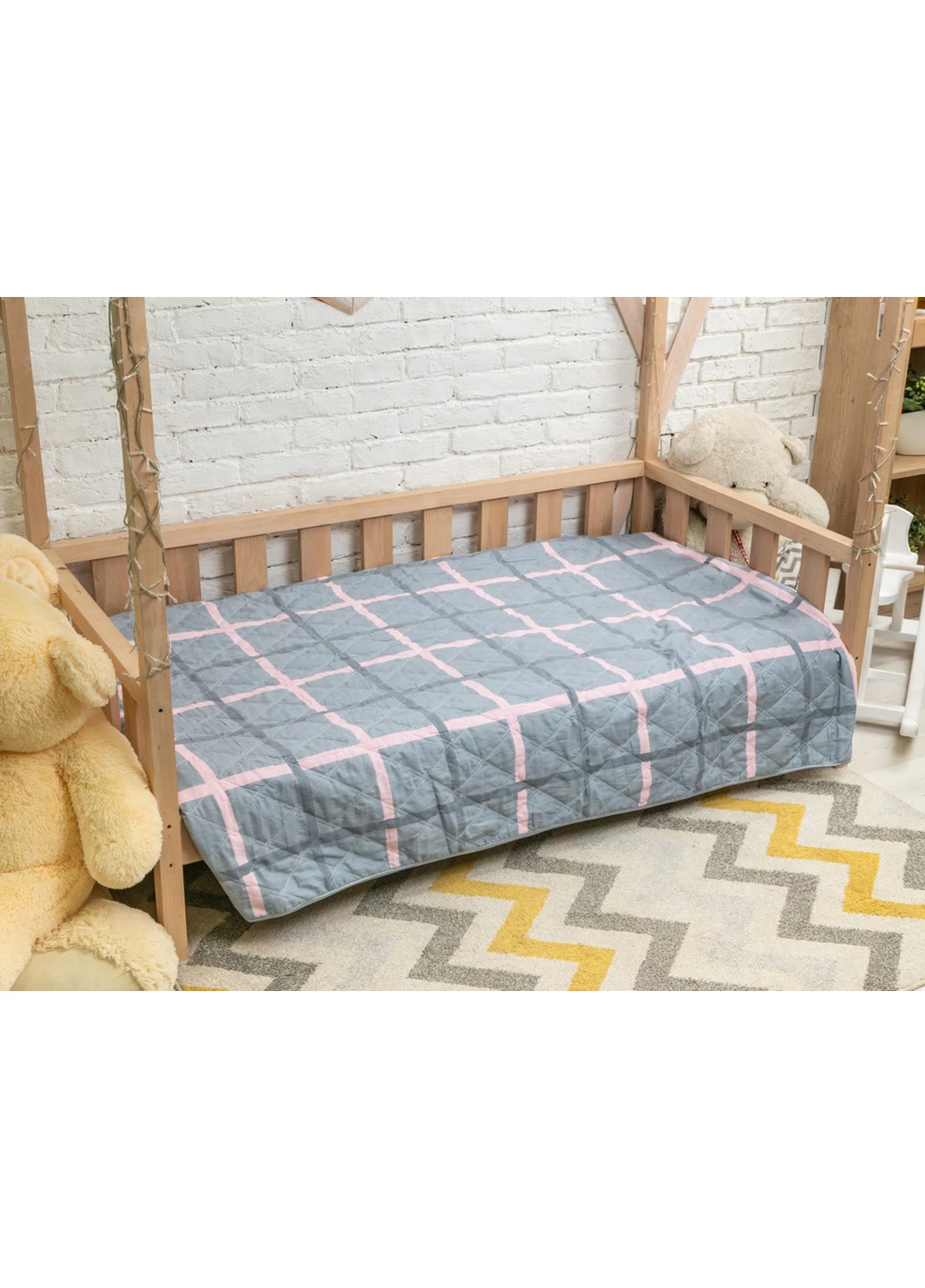 Покривало на дитяче ліжко 80х150 см CottonTwill (257065096)