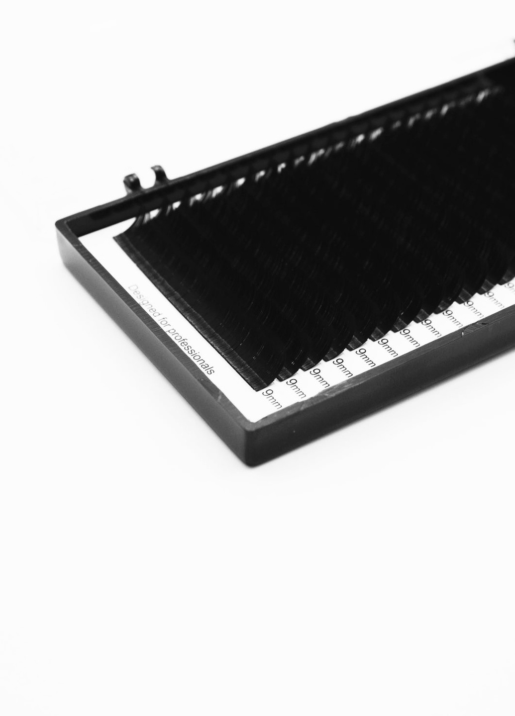 Вії для нарощування 20 ліній одна довжина чорні, вигин C, товщина 0.10мм, довжина 9мм FIXEye HYLON LASH (257086985)