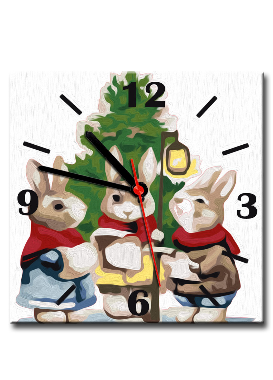 Набір малювання по номерах Годинник Святкові кролики ArtStory (257062776)