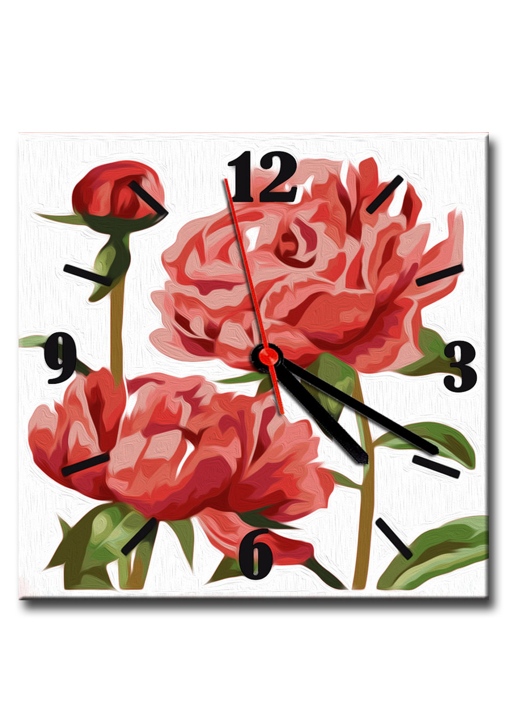 Набір малювання по номерах Годинник Піони ArtStory (257062786)