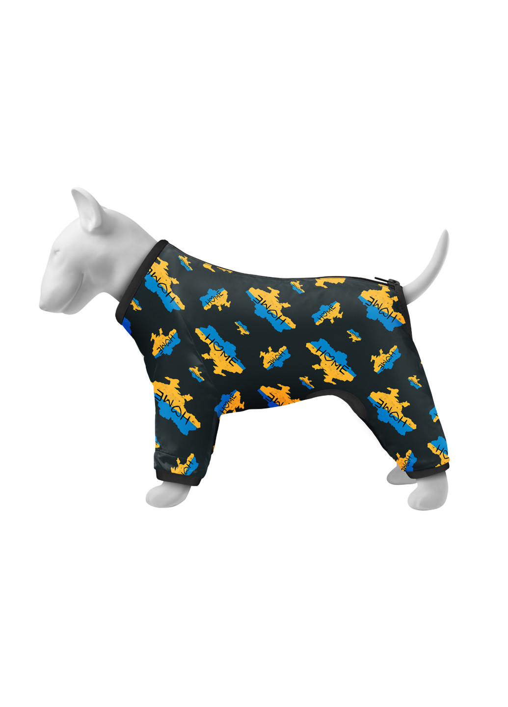 Дождевик для собак рисунок "Дом" L50 WAUDOG (257082752)