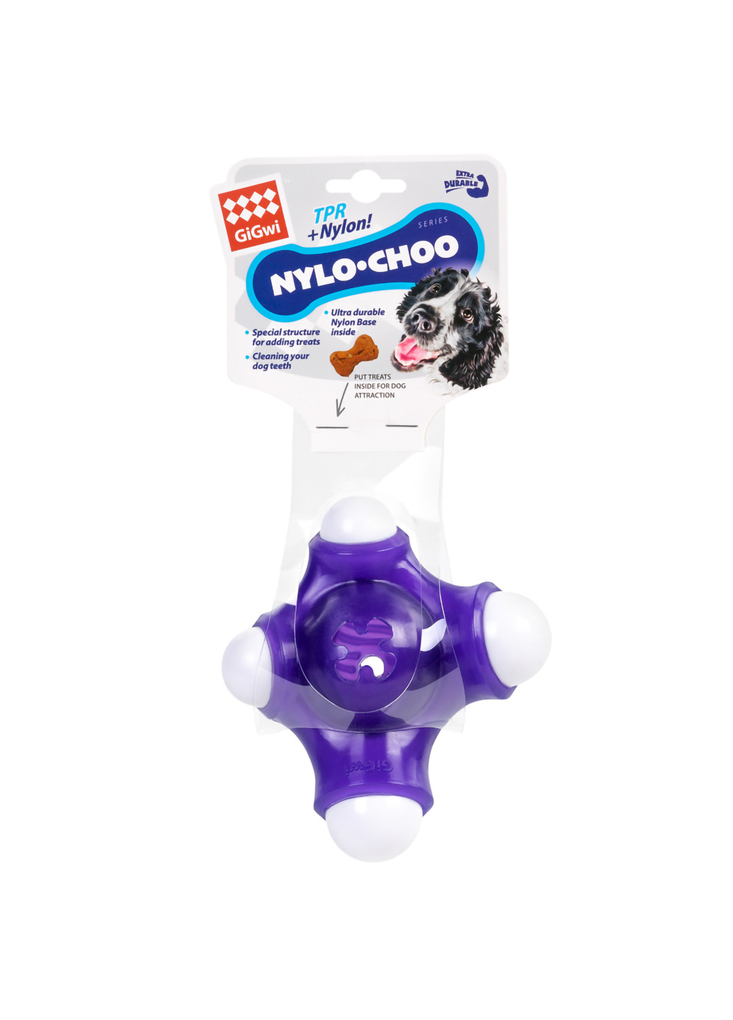 Игрушка для собак Кость квадробон 15 см GiGwi (257083886)