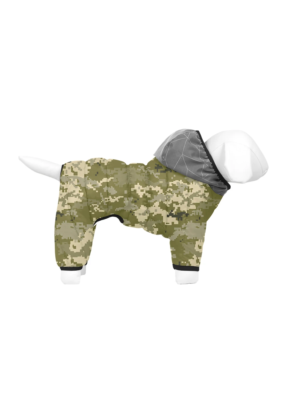 Комбинезон для собак рисунок "Милитари" L55 WAUDOG (257085245)